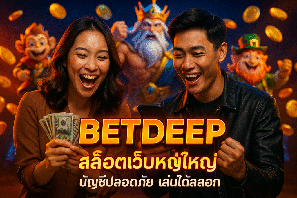 BETDEEP สล็อตเว็บใหญ่ บัญชีปลอดภัย เล่นได้ปลอดล็อค