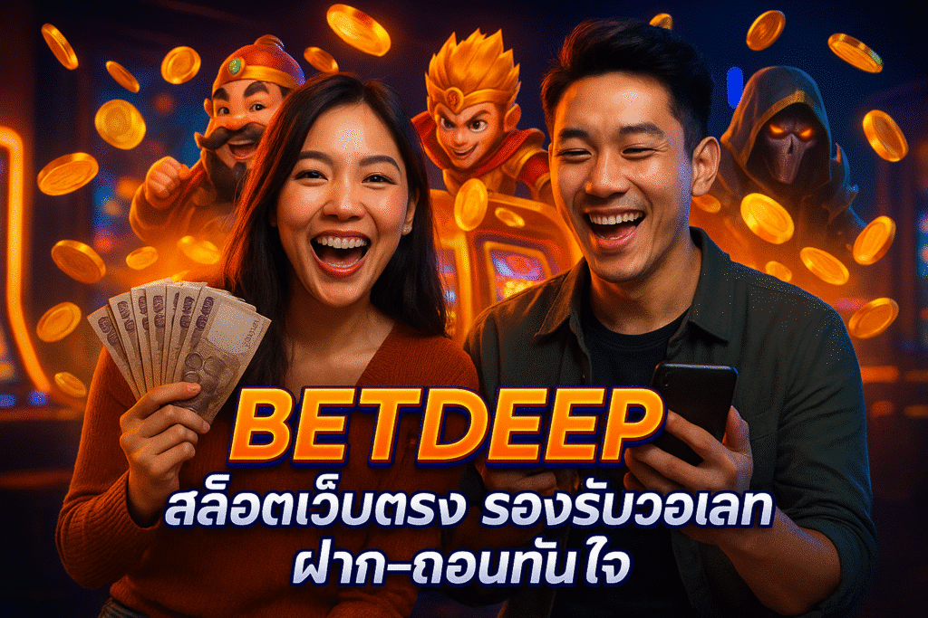BETDEEP สล็อตเว็บตรง รองรับวอเลท ฝาก-ถอนทันใจ