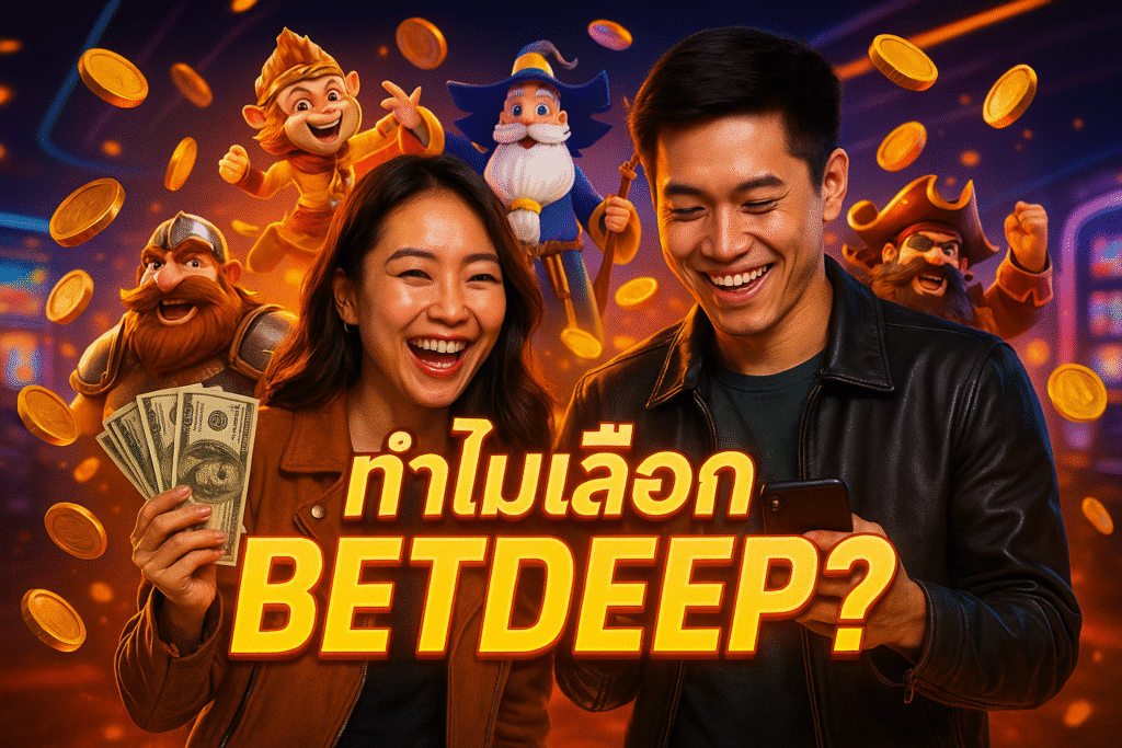 ทำไมเลือก BETDEEP? รีวิวสล็อตเว็บตรง จ่ายจริง